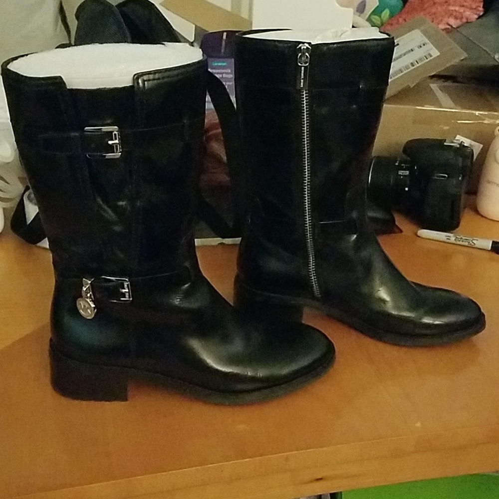 NIB Black MK Boots